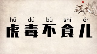 虎毒不食儿