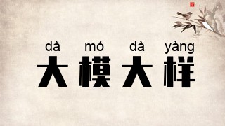 大模大样