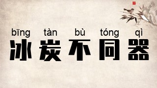 冰炭不同器
