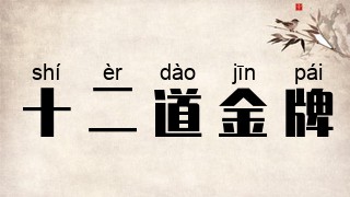 十二道金牌