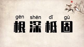 根深柢固
